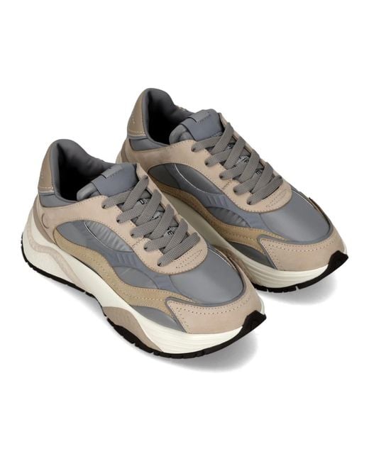Philippe Model Schoenen ,Veelkleurig ,Katoen Sneakers Odeon Running in het Gray
