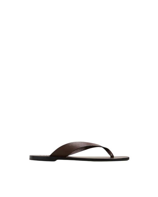 A.Emery Brown Flip Flops