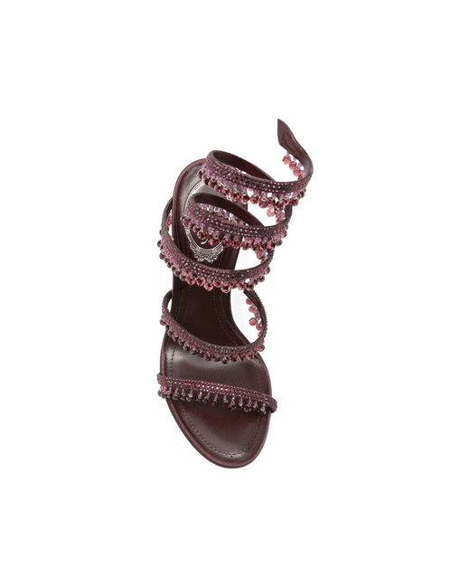 Rene Caovilla Pink High Heel Sandals