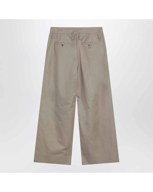 McQueen Gray Wide Trousers for men