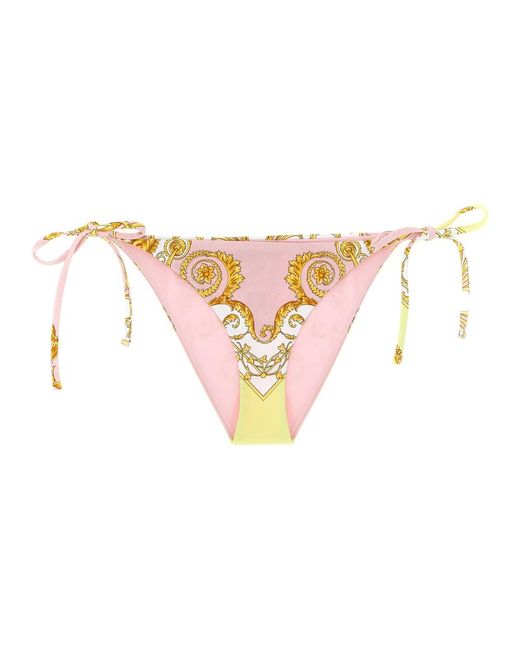 Versace Badmode ,Veelkleurig ,Spring Barocco Bikini Broekje in het White