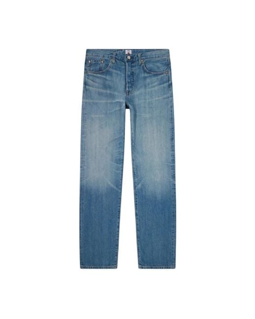 Edwin Blue Straight Fit Jeans for men