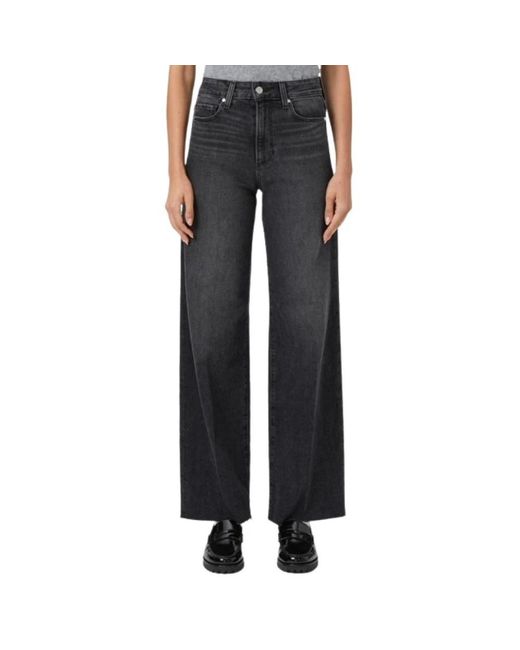 PAIGE Black Wide Jeans