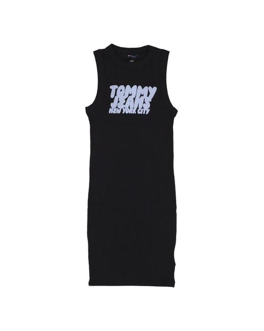 Short Dresses di Tommy Hilfiger in Black