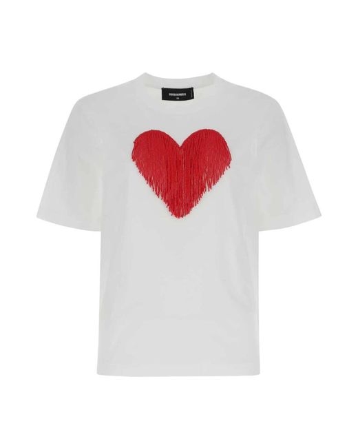 DSquared² White T-Shirts