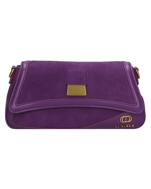 La Carrie Purple Shoulder Bags