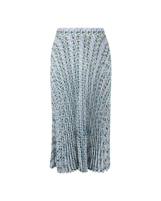 Tory Burch Blue Midi Skirts