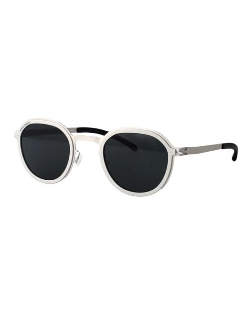 Mykita Stijlvolle Zonnebril Mr001 Voor De Zomer in het Black