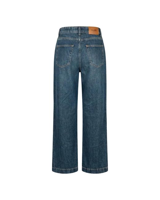 Moorer Blue Wide Jeans