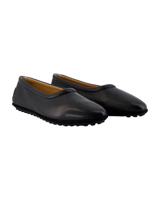 Tod's Black Ballerinas