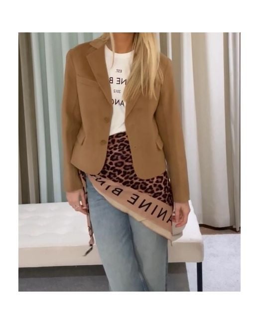 Anine Bing Brown Scarves