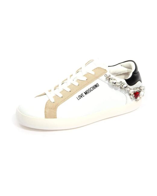 Moschino Metallic Sneakers