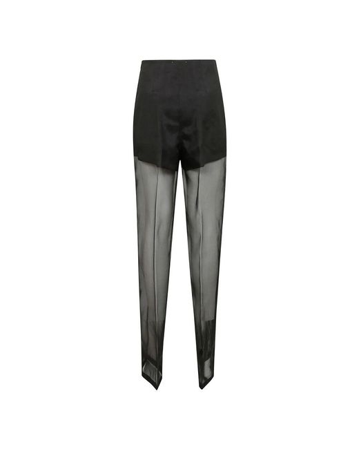 Straight Trousers di Forte Forte in Black