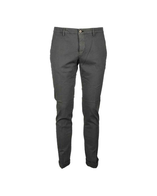 Mason's Baumwoll elasthan hose in Gray für Herren