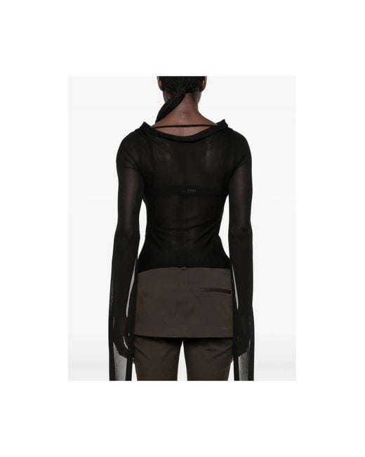 Cult Gaia Black Blouses