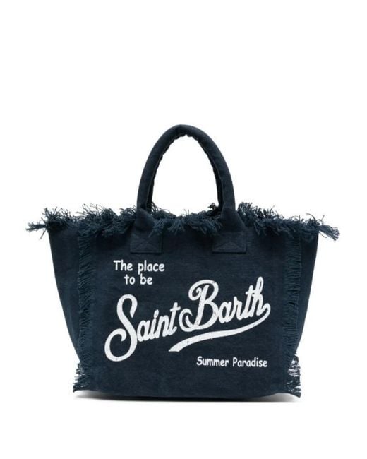 Mc2 Saint Barth Blue Tote Bags
