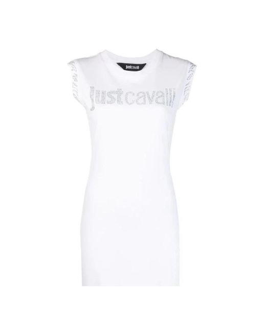 Just Cavalli White Midi Dresses