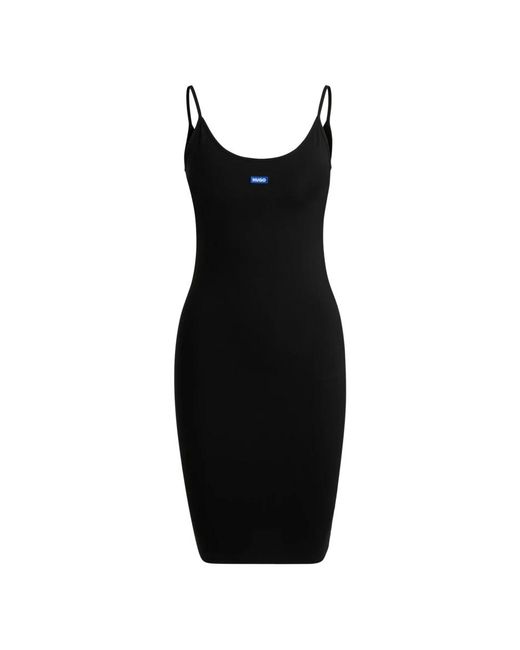 HUGO Short Dresses in het Black