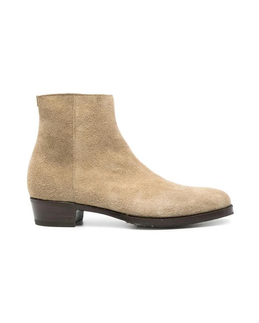 Lidfort Schuhe Mit Seitlichem Reißverschluss Und Blockabsatz in Natural für Herren