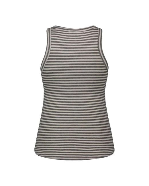 Sofie Schnoor Gray Sleeveless Tops