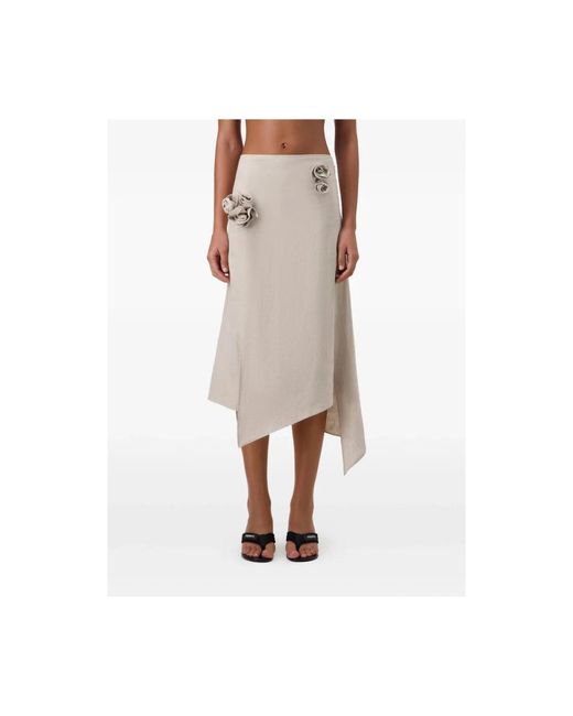 Coperni Midi Rok in het Natural