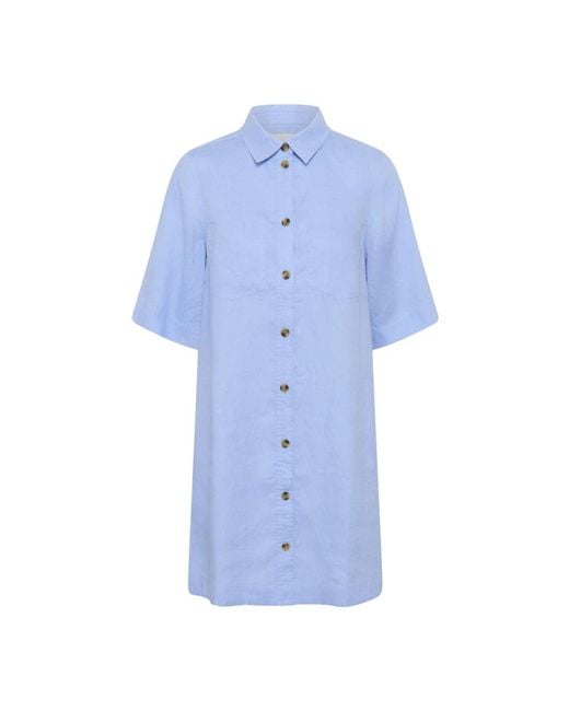 Part Two Blue Shirt Dresses
