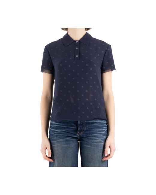 Acne Blue Polo Shirts