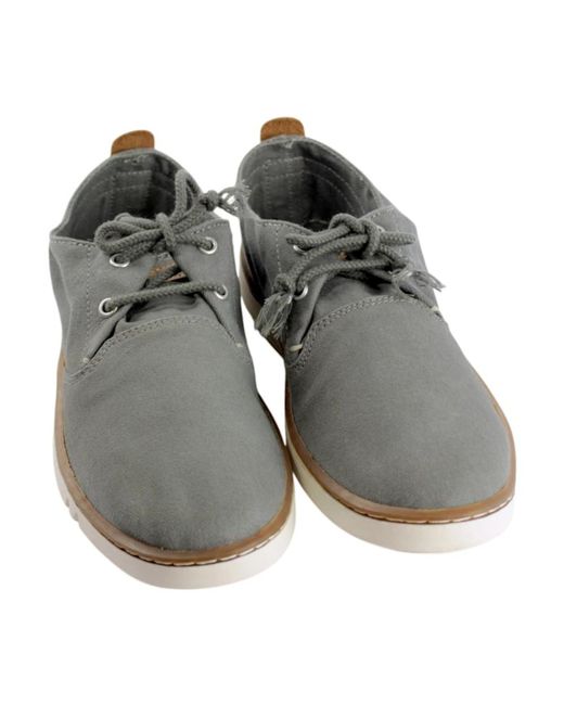 Timberland Gray Laced Shoes for men