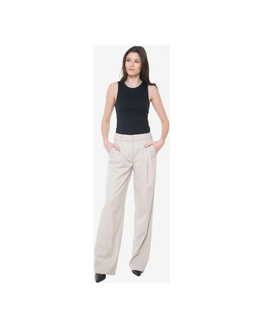 Guess Gray Wide Trousers