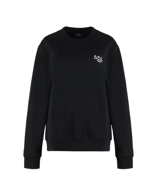 A.P.C. Black Sweatshirts