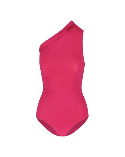 Rick Owens Badmode ,Roze ,Badpak Uit Één Stuk in het Pink