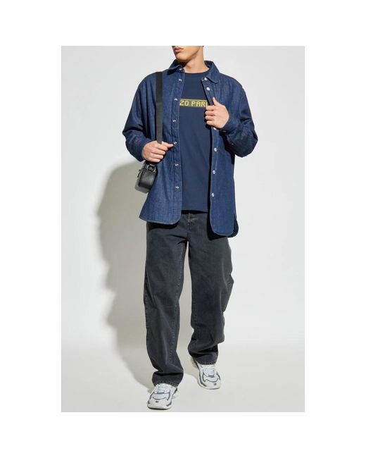 Denim Jackets KENZO de hombre de color Blue