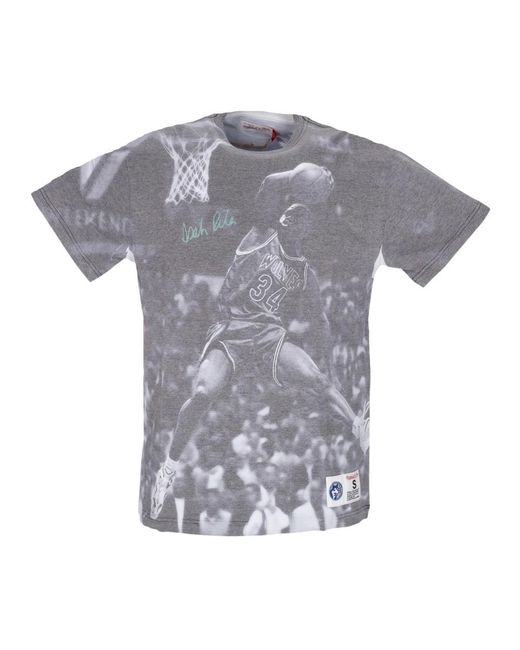 T-Shirts di Mitchell & Ness in Gray da Uomo