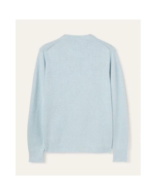 Loro Piana Blue Round-Neck Knitwear for men