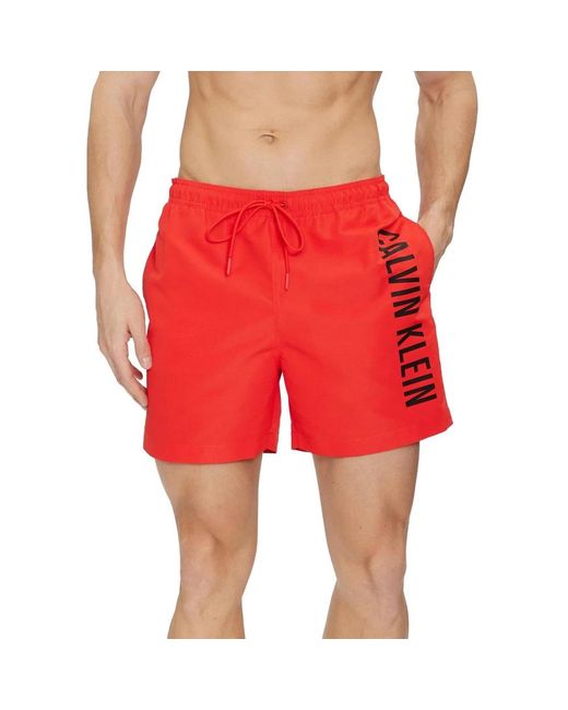 Calvin Klein Red Beachwear for men