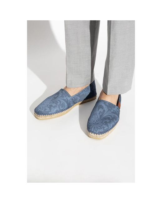 Etro Blue Espadrilles for men