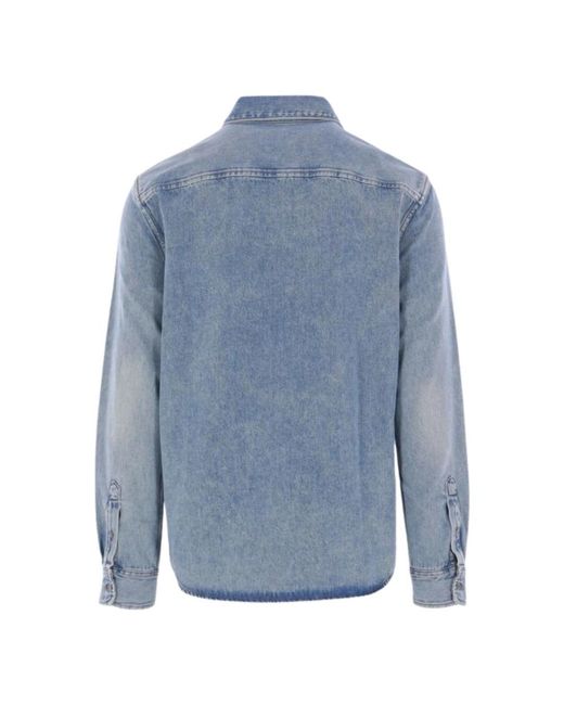AMI Blue Denim Shirts for men