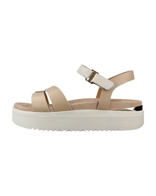 Stonefly Flat Sandalen in het Metallic