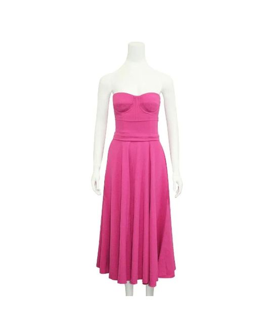 Dolce & Gabbana Pink Maxi Dresses