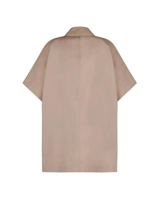 Herno Double-Breasted Coats in het Brown