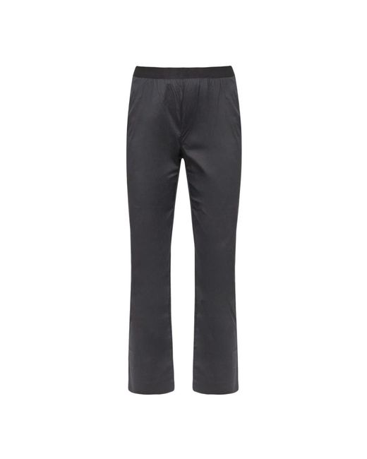 Liviana Conti Gray Slim-Fit Trousers