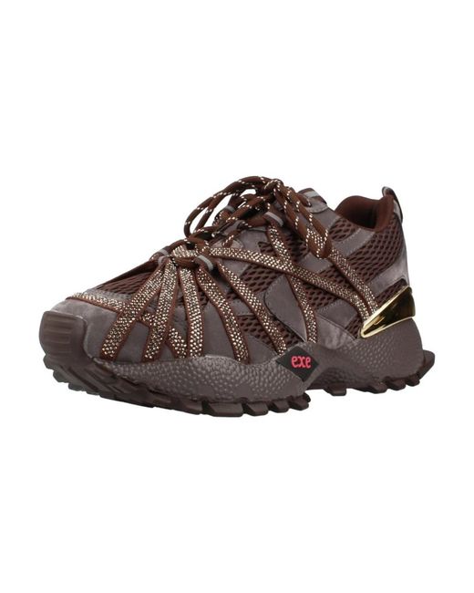 Exe' Brown Sneakers