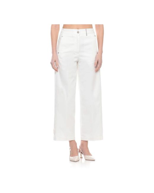 Panicale Wijde Broek in het White