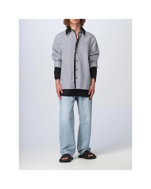 Casual Shirts Bottega Veneta pour homme en coloris Gray