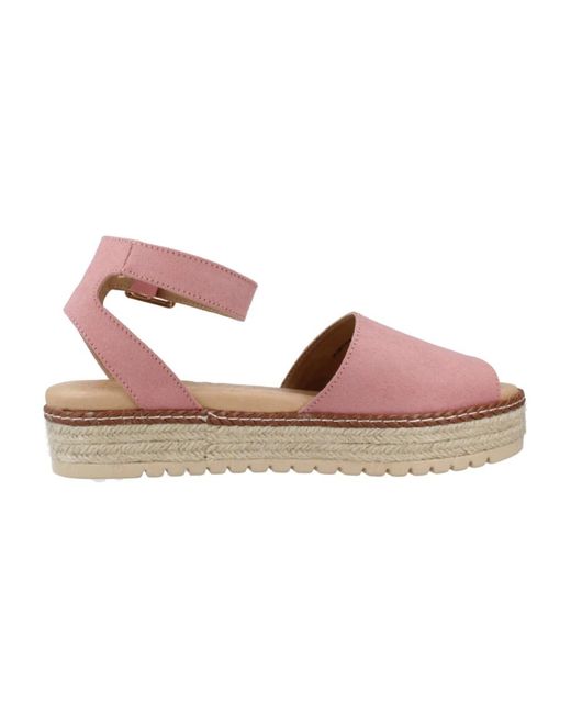 MTNG Pink Flache sandalen