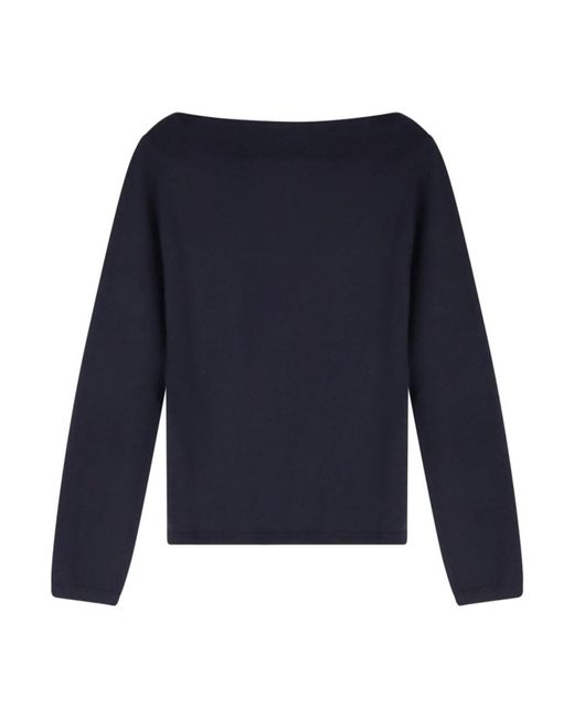Max Mara Blue Cashmere Knitwear