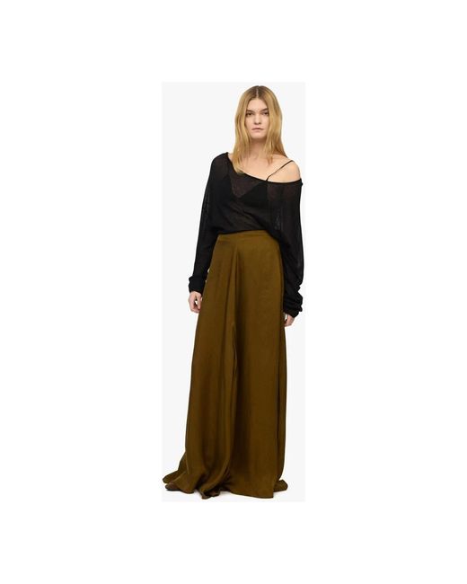 Maxi Skirts Ruohan de color Brown