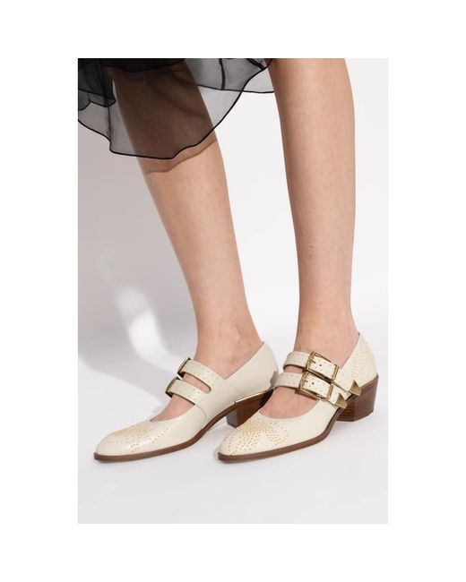 Chloé White Pumps