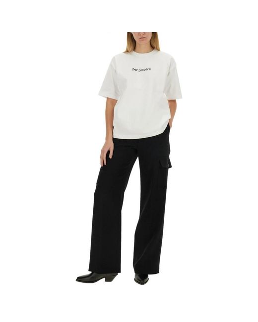Aspesi Black Wide Trousers