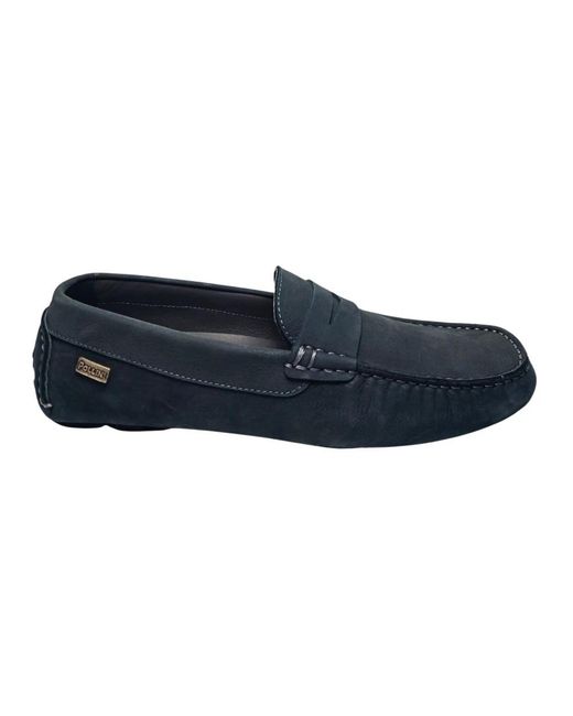 Pollini Blue Loafers for men